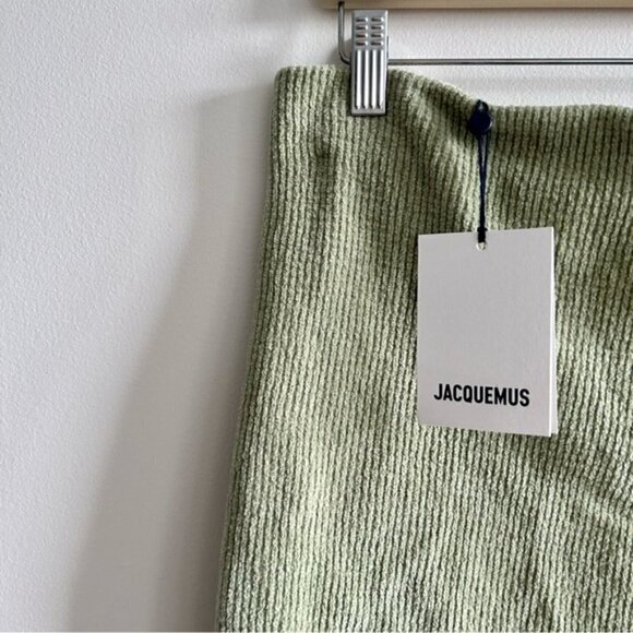 Jacquemus Green Le Papier 'La Jupe Bagnu' Miniskirt size 40 - Picture 6 of 11